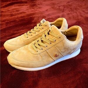 Ralph Lauren Tan Canonbury II Suede shoe, women’s size 7.5